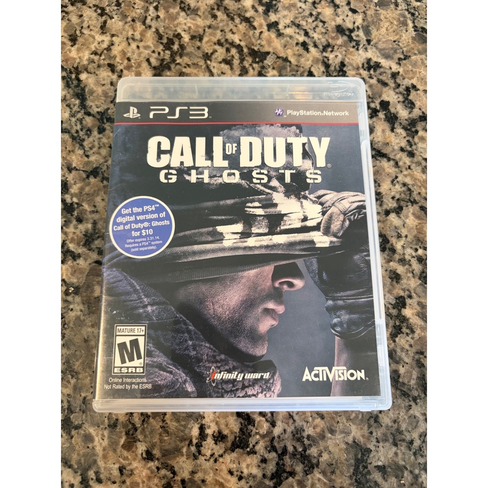 Call of Duty Ghosts Sony PS3 PlayStation 3 Activision Infinity Ward Video Game